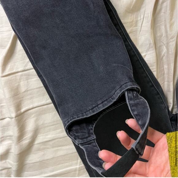 Favorite Daughter NWT The Evelyn High Rise Slim Straight Jean With Stirrup 24 - Picture 7 of 7